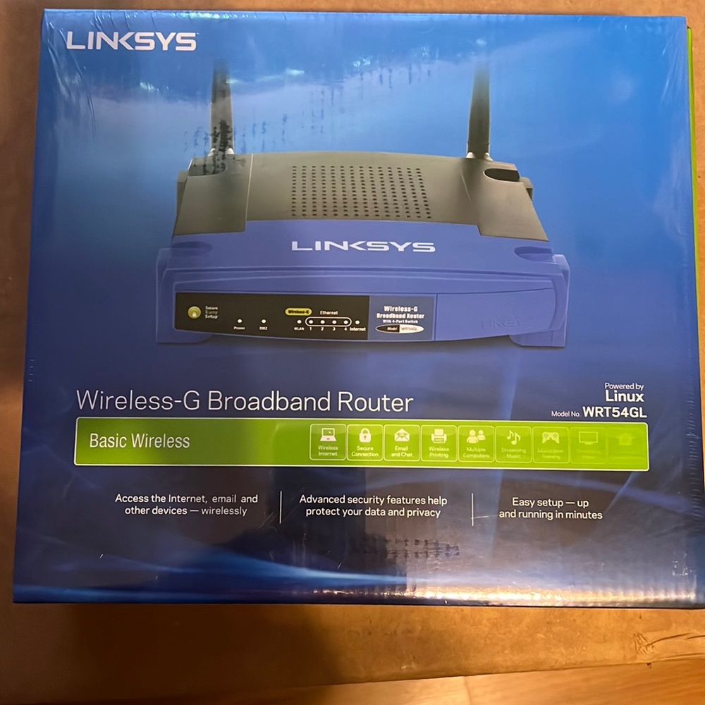 Linksys wireless-g broadband router